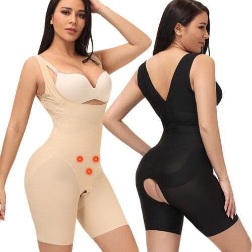 Full Body Shaper Slimming Bodysuit Waist Trainer Seamless Shapewear Women Corrective Underwear Tummy Butt Lifter Modeling Strap