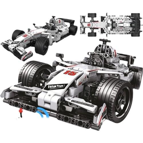 Mould King ERBO 729pcs City Racing Car Remote Control High-Tech RC Car Electric Truck Building Blocks Bricks Toys For Children