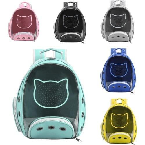 Transparent Portable Cat Carrier Bag Outdoor Space Capsule Breathable Pet Small Dog Cat Backpack Cat Backpack Bag Pet Backpack