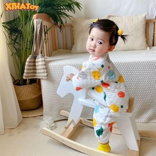 XIHATOY INS Childrens Photography Props Baby Wooden Horse Rocking Chair Seat Balance Exercise Kids Room Decor Christmas Gift