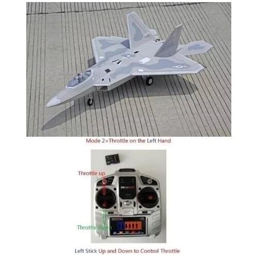 RTF Electric RC Jet Plane Freewing F22 64mm Ready To Fly