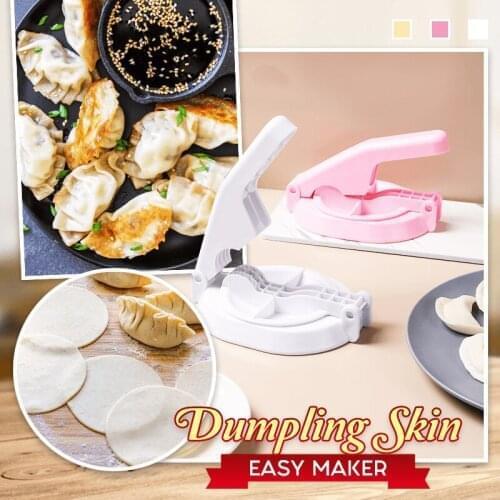 Dumpling Skin Easy Maker Manual Dumpling Wrapper Maker Wonton Dough Presser Dumpling Press Mold Ravioli Making Tool GQ