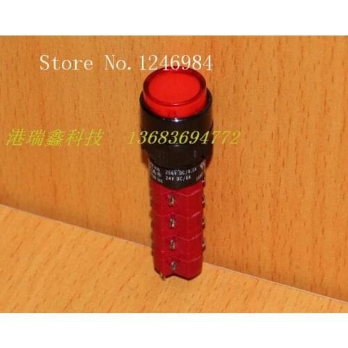 [SA]M16 with lock button switch DECA Taiwan Progressive Alliance Round Four jog button D16LAR1-4AB--5pcs/lot
