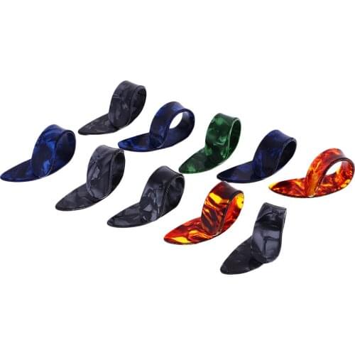 10x Celluloid Finger Pick Thumb Pick Protector for Acoustic Electric Guitar