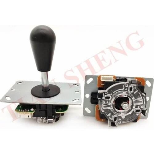 2pcs Oval bat top ball Replaceable Restricting plate copy sanwa 5 pin 4/8 way joystick for arcade game cabinet machine