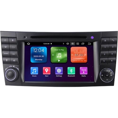 7 Inch Android 10 Car Multimedia Player DVD GPS Built-in Carplay 2+32G For Mercedes Benz W211 W219 W463