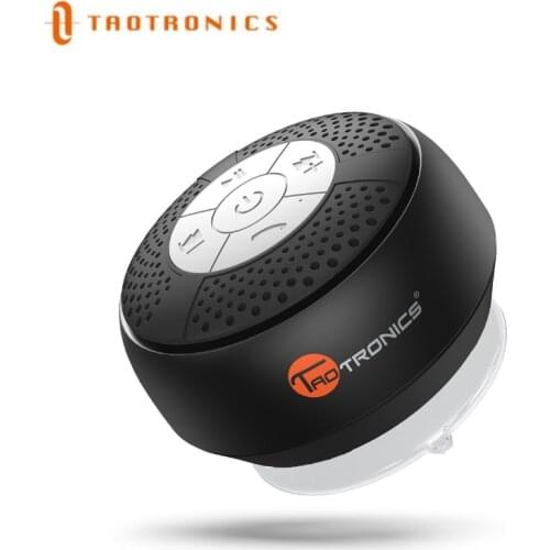 TaoTronics SK03 Mini Bluetooth Speaker Protable Waterproof Loudspeaker HIFI Column Sound Box for Shower Car Audio Subwoofer