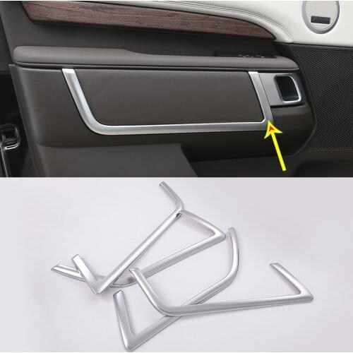 Door Decorative Panel Trim For Land Rover Discovery 5 LR5 17-22 Car Interior Door Decoration Panel Cover Trim Replacement Parts
