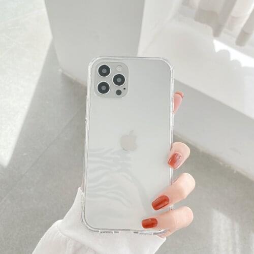 Quality Material Crystal Cear Phone Case for iPhone 12 mini 12 Pro Max 12Pro 11ProMax 11Pro 11 7 8 Thick Shockproof Protection