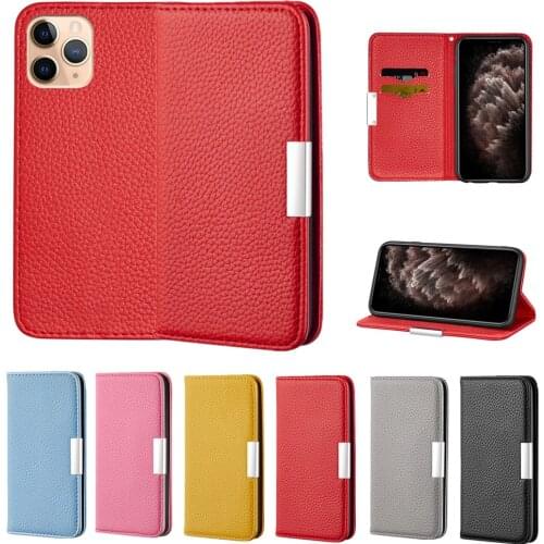 Classic Flip Leather Wallet Phone Case for iPhone 13 12 Mini 11 Pro Max X XS XR SE 2020 7 8 Plus Coque Bracket Shockproof Cover