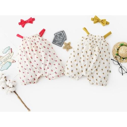 2020 Summer Baby Newborn Bodysuits Infant Clothes