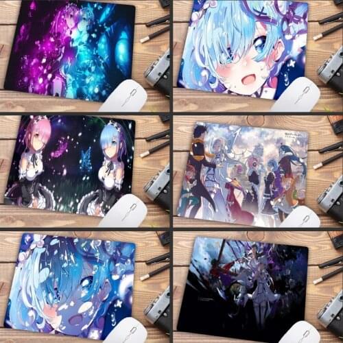 Mairuige Big Promotion Rem Re Zero Anime Girl Durable anime Mouse Pad Version Mousepad Computer Gaming Mouse Pad Gamer Play Mat