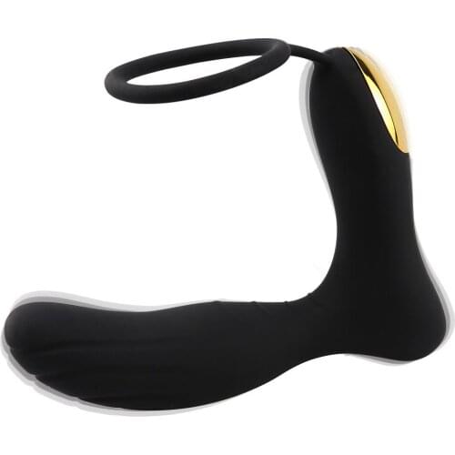 Male Prostate Massage Vibrators Anal Plug Remote G Spot Stimulator Dildo Butt Plug Penis Delay Ejaculation Ring Sex Toy For Men