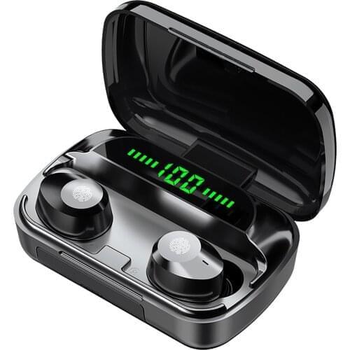 TWS Bluetooth 5.1 Earphones Binaural Wireless Earbuds Waterproof Noise Cancelling Sports Headsets With Mic Handsfree All Phones