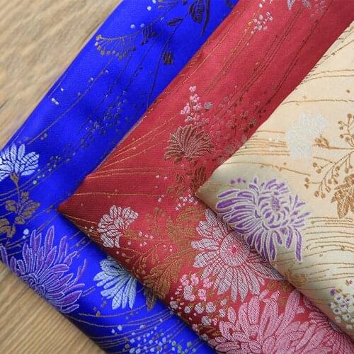 New arrival brocade jacquard polyester nylon thin poplar and willow fabric for felt patchwork sewing DIY women dress by 100x90cm