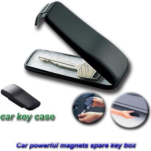 New Magnetic Car Key Holder Box Outdoor Stash Key Safe Box With Magnet For Home Office Car Truck Caravan Secret Box