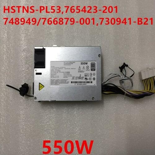 New PSU For HP ML150 DL120 DL60 DL180 Gen9 550W Power Supply HSTNS-PL53 765423-201 748949-001 766879-001 730941-B21