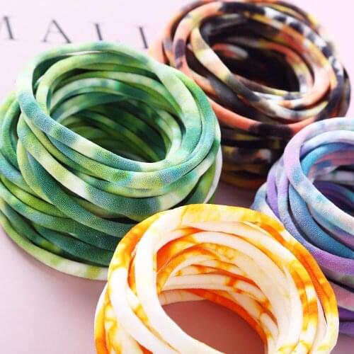 Turbans Nylon Headbands For Baby Girls Elastic Hair Bands For Kids Girls Children Fashion Headwear Newborn Hair Accessories Set