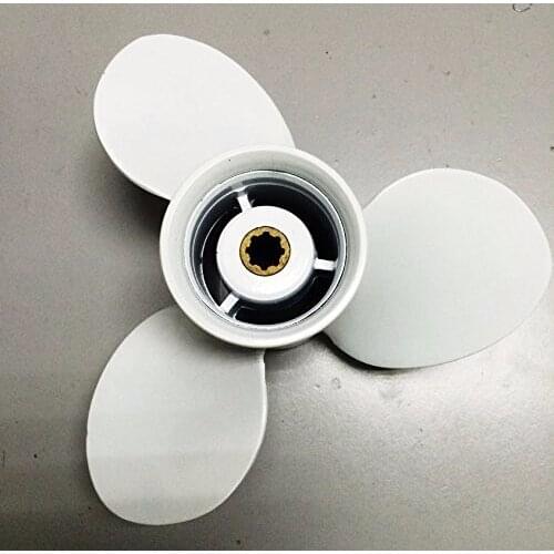 Boat Engine Propeller 9 1/4X9-J for Yamaha 9.9HP 15HP Outboard Motors 9 1/4 X 9 -J 63V-45945-00-EL 683-45945-00-EL