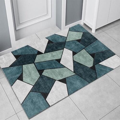 Modern Kichen Carpets Mat Entrance Doormat Area Rugs Non-slip Water Absorption Bath Carpet Mats Living Room Balcony Floor Mat