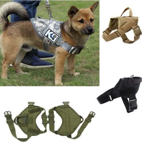 Tactical Dog Vest Hunting Military K9 Harness Training Pets Vest Water-Resistant Training Harness For Service Dog Accessories