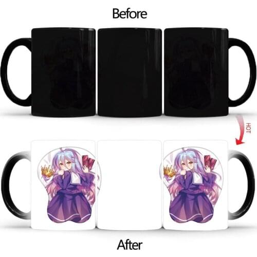 Creative Kawaii girl Magic Mug,Heat-sensitive Reactive Ceramic Cup Changing Coffee Mugs,coffee cups office Drinkware BSKT-086