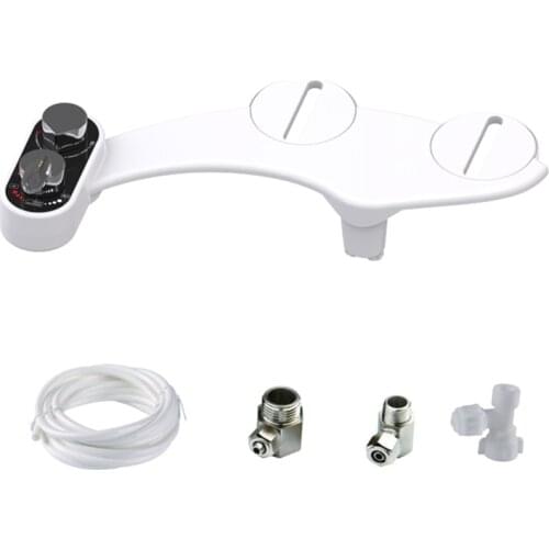 Bathroom Smart Self Cleaning Toilet Bidet Fresh Water Spray Clean Kit Seat Attachment Non-Electric Tool
