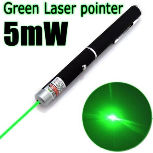 5mW 532nm Green Laser Pointer Powerful laser pointer equipment, used for meeting instructions / funny cat toys / sky pointing