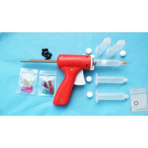 10cc Manual SyringeGun silicone sealing Dispenser KT-SG10 W dispense tips & syringe barrel