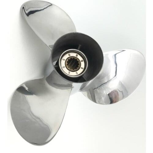 11.6x11 For 25-50hp Totatsu outboard engine steel propeller 13 teeth Motors Outboard boat accessories marine propeller