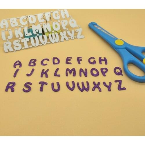 26 letter decor card, metal cutting, cutting album, DIY paper process template