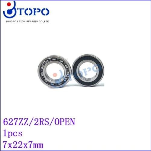 7*22*7mm Deep Groove Ball Bearings627 ZZ/2RS/OPEN