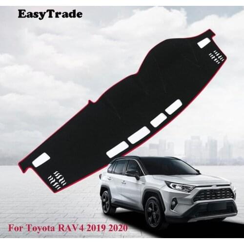 For Toyota RAV4 2019 2020 Accessories Car Dashboard Cover Dash Mat Pad Non-slip Sun Shade Pad Carpet Car Accessories