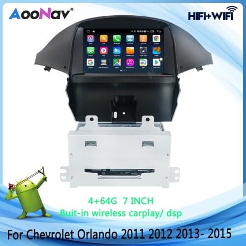 Car Radio For Chevrolet Orlando 2009-2012 GPS Navigation 64GB Buit in Carplay ISP Screen Android Stereo DVD Multimedia Player