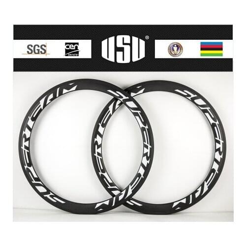 Free shipping T700c carbon rim OEM logo painting with glossy or matte finish 50mm carbon rims