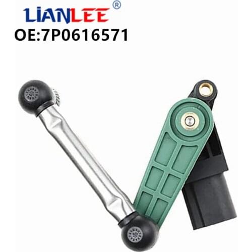 High Quality 7P0616571 7P0 616 571 7P0-616-571 Headlight Level Sensor Rear Axle For 2011-2017 Volkswagen Touareg 3.0L 3.0T