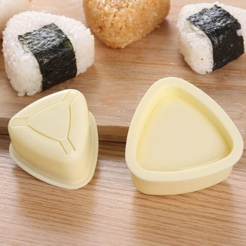 Wonderlife Triangular Shape DIY Sushi Mold Onigiri Rice Ball Food Press Sushi Maker Japanese Home Kitchen Sushi Bento Tool