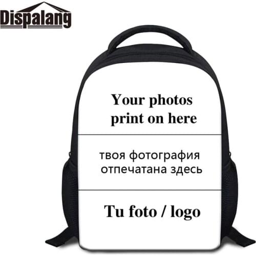 Hot Press Transfer Printing 12 Inch Backpack Custom Logo Sublimation Small School Bag For Little Boys Girls Mini Bookbag
