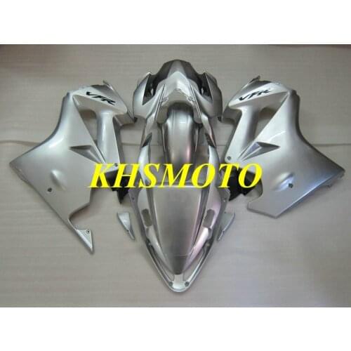 Injection Mold Fairing kit for VFR800 02 03 04 05 06 07 08 VFR 800 2002 2006 2007 2008 ABS Silver Fairings set+gifts VA08