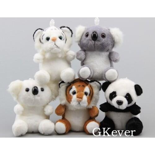Kawaii Koala Plush Baby Toys Australia Koala Panda Tiger Bear Soft Stuffed Animals Doll Women Kids Gift Home Car Sofa Decor