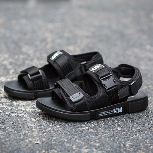 Fashion Summer Men Sandals Breathable Mens Casual Shoes Soft Beach Men Sandals Comfortable Thick Sole Outdoor Slippers