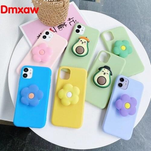 Flower Soft Case For OPPO F9 A37 A39 A57 Neo 9 F5 AX7 A5S A7 A3S A3 R9 R9s R11 R11S F1 Plus Phone Case With Holder Stand Cover