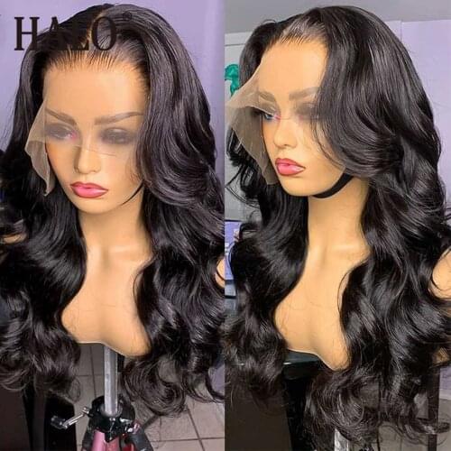 HALO Body Wave Wigs 13x4 Lace Front Human Hair Wigs Brazilian Remy Hair 4x4 Lace Closure Frontal Wig For Women Human Hair 180