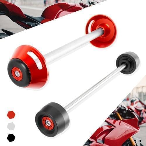 Motorcycle Front Rear Axle Fork Wheel Protector Crash Slider For Ducati Diavel 1200 10-18 Diavel 1260 19-20 X-Diavel 15-20