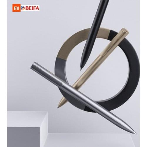 Fizz Polygonal Paint Aluminum Metal Pen Polygonal Rotating 0.5mm Gel Pen Signing Pen Smooth Writing Black Ink For Business Offic