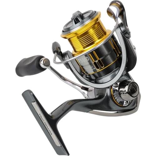 TSURINOYA FS800 FS1000 Spinning Reel Stainless Shallow Spool Ultra-Light Lure Baits Fishing Coil 10BB 5.2:1 4kg For Trout Peche