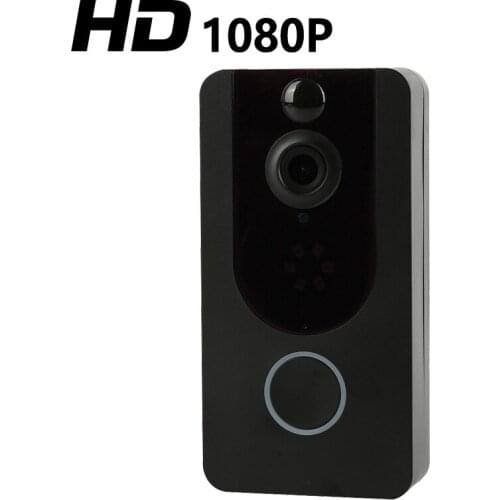 Higestone 1080PWiFi Smart Video Doorbell IP Camera Two Way Audio Wireless Mobile APP Control iOS Android Battery IR Night Vision