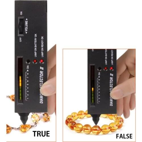 V2 Professional High Accuracy Diamond Tester Gemstone Gem Selector Jewelry Watcher Tool LED Diamond Indicator Test Pen new