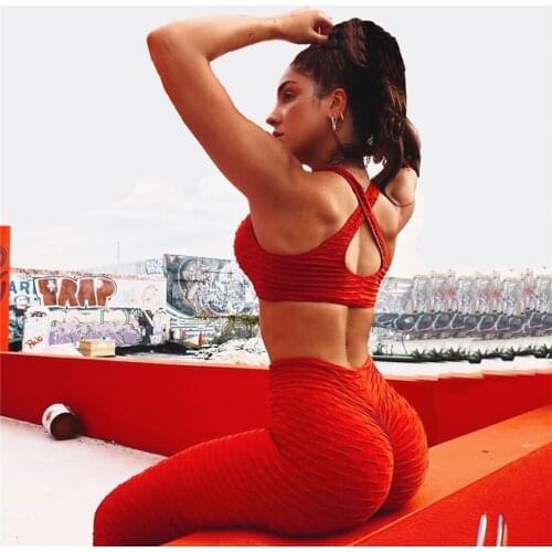 Hot Sale Yoga Sets Women Workout Clothes Dry Fit Sportswear Woman Fitness Suit Sports Bra 2021 Jogging Sexy Gym Sets 2 pieces