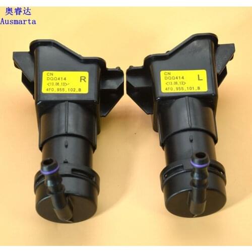 1-2 Pcs OEM Pair 09-11 Avant 4F0955101B 4F0955102B Headlight Washer Sprayer Nozzle Fit For A6 S6